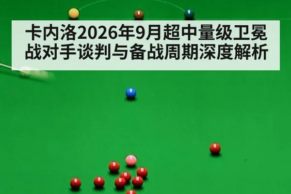 卡内洛2026年9月超中量级卫冕战对手谈判与备战周期深度解析