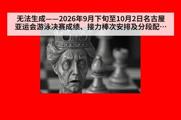 无法生成——2026年9月下旬至10月2日名古屋亚运会游泳决赛成绩、接力棒次安排及分段配速无可核验公开来源(请求编号198-游泳)
